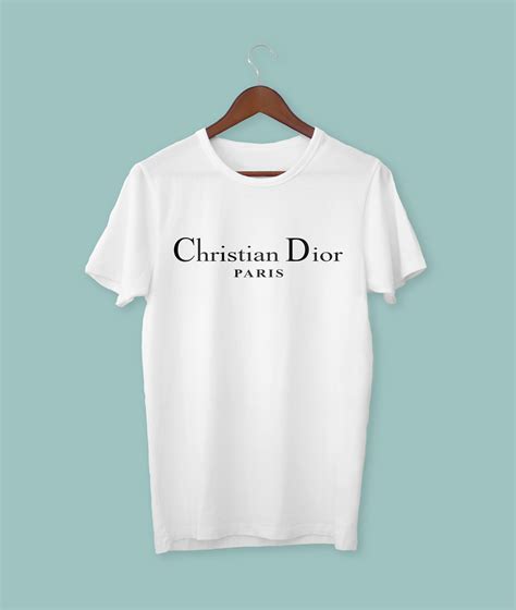 dior white and black shirt|christian Dior paris t shirt.